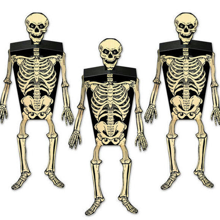 Skeleton Party Favor Boxes- 3 Count