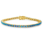 Round Blue / Gold
