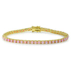 Round Pink / Gold