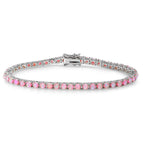 Round Pink / Silver