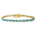 Swirly Blue / Gold