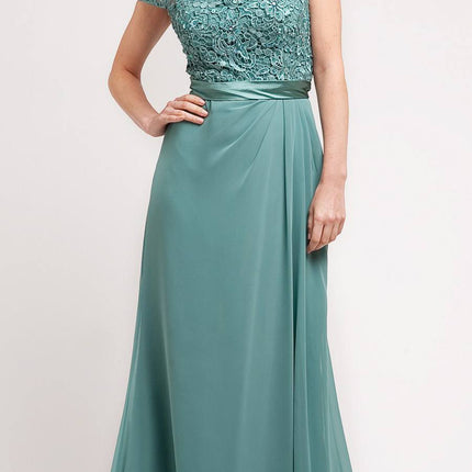 CLEARANCE - Cinderella Divine 1922 Long Dress Short Sleeve (Size 4XL)