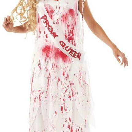 Bloody Prom Queen Adult Costume Size Standard up to 12