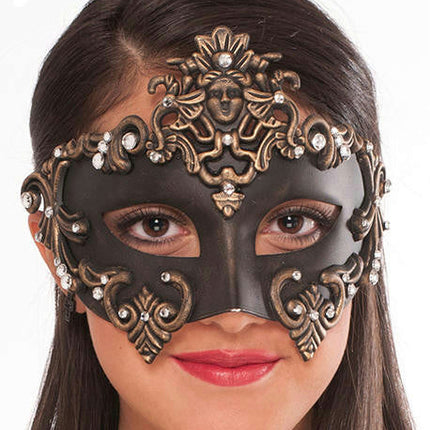 Medieval Fantasy Warrior Goddess Half Mask