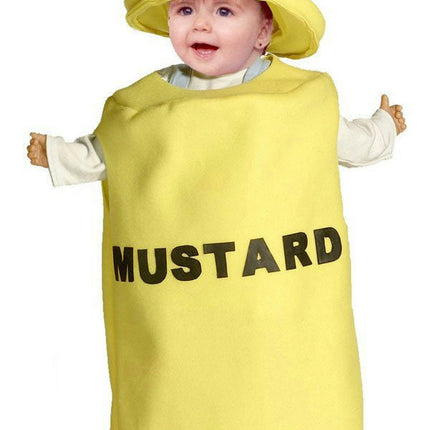 Mustard Condiment Baby Infant Costume 3-9 months