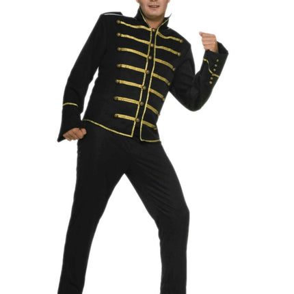 80's Pop King Michael Adult Costume Military Jacket