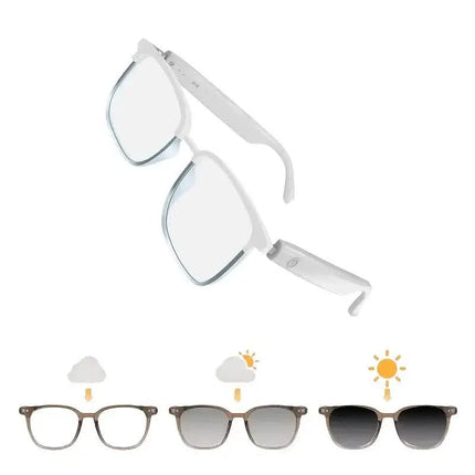 2025 Wireless Smart Glasses – Auto-Dimming, Touch Control, Hands-Free Audio