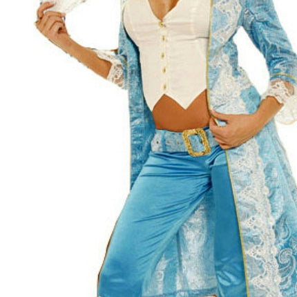 Women's Victorian Pirate Lady Sexy 3 Piece Adult Costume Size Large