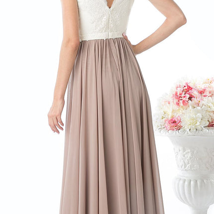 Cinderella Divine 1965 Sleeveless Dress V-Neck Embroidered Bodice