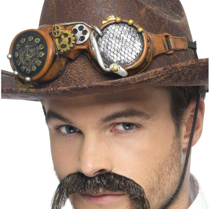 Steampunk Latex Goggles Costume Accessory