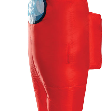 Red Imposter Among Us Inflatable Adult Costume Size Standard