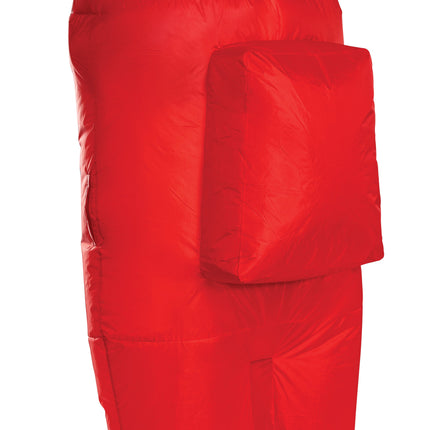 Red Imposter Among Us Inflatable Adult Costume Size Standard