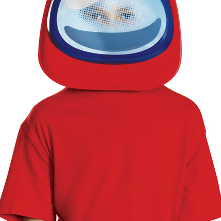 Red Imposter Among Us Unisize Costume Mask Officially Licensed 8+