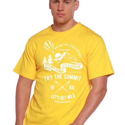 Try The Summit Spun Bamboo® Men's Bamboo Viscose/Organic Cotton Short Sleeve Graphic T-Shirt