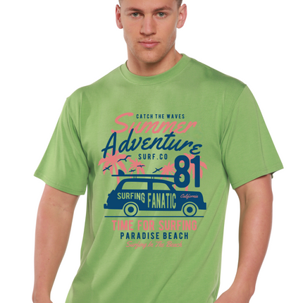 Sammer Adventure Spun Bamboo® Men's Bamboo Viscose/Organic Cotton Short Sleeve Graphic T-Shirt