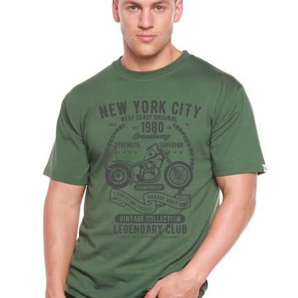 New York City Spun Bamboo® Men's Bamboo Viscose/Organic Cotton Short Sleeve Graphic T-Shirt