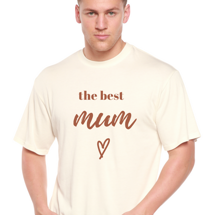 The Best Mum Unisex Bamboo Viscose/Organic Cotton Short Sleeve Graphic T-Shirt
