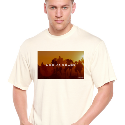 Los Angeles Unisex Bamboo Viscose/Organic Cotton Short Sleeve Graphic T-Shirt
