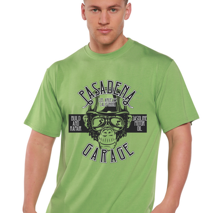 Pasadena Garage Men's Bamboo Viscose/Organic Cotton Short Sleeve Graphic T-Shirt