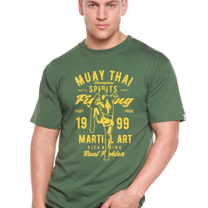 Muay Thai Spun Bamboo® Men's Bamboo Viscose/Organic Cotton Short Sleeve Graphic T-Shirt