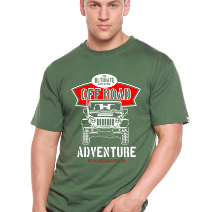 Off Road Spun Bamboo® Men's Bamboo Viscose/Organic Cotton Short Sleeve Graphic T-Shirt