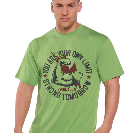 Strong Tomorrow Men's Bamboo Viscose/Organic Cotton Short Sleeve Graphic T-Shirt