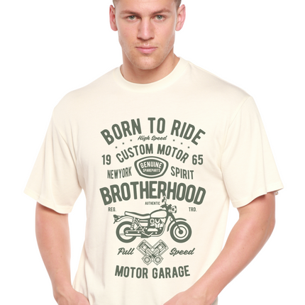 Motorcycle Brotherhood Men's Bamboo Viscose/Organic Cotton Short Sleeve Graphic T-Shirt