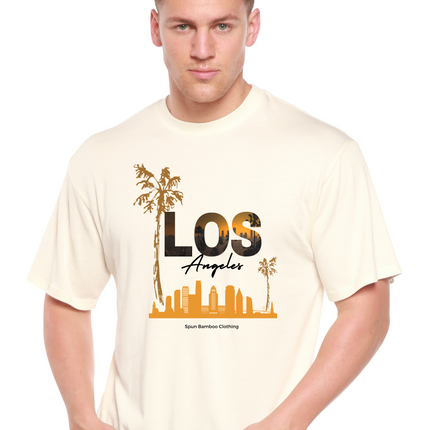 Los Angeles Unisex Bamboo Viscose/Organic Cotton Short Sleeve Graphic T-Shirt