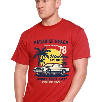 Paradise Beach Spun Bamboo® Men's Bamboo Viscose/Organic Cotton Short Sleeve Graphic T-Shirt