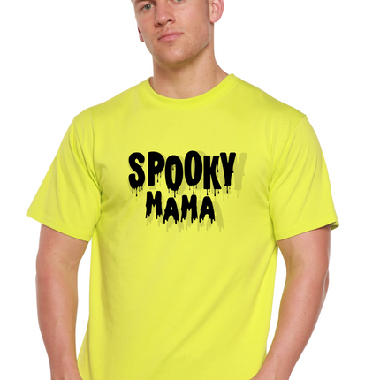 Spooky Mama Halloween Men's Bamboo Viscose/Organic Cotton Short Sleeve Graphic T-Shirt