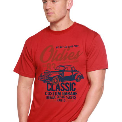 Oldies Spun Bamboo® Men's Bamboo Viscose/Organic Cotton Short Sleeve Graphic T-Shirt