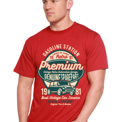 Premium Garage Spun Bamboo® Men's Bamboo Viscose/Organic Cotton Short Sleeve Graphic T-Shirt