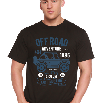 Off Road Adventure Spun Bamboo® Men's Bamboo Viscose/Organic Cotton Short Sleeve Graphic T-Shirt