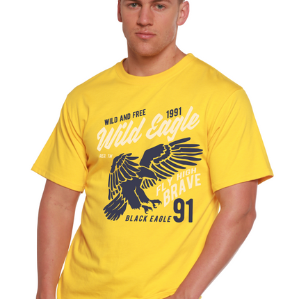 Wild Eagle Spun Bamboo® Men's Bamboo Viscose/Organic Cotton Short Sleeve Graphic T-Shirt