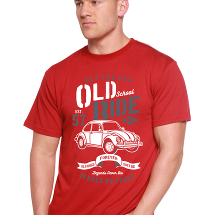 Old School Ride Spun Bamboo® Men's Bamboo Viscose/Organic Cotton Short Sleeve Graphic T-Shirt