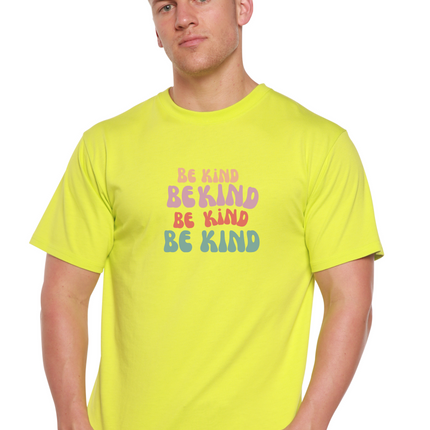 Be Kind Men's Bamboo Viscose/Organic Cotton Short Sleeve Graphic T-Shirt
