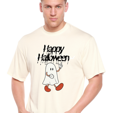 Happy Halloween Men's Bamboo Viscose/Organic Cotton Short Sleeve Graphic T-Shirt