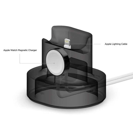 2-in-1 Apple Silicone Charging Stand