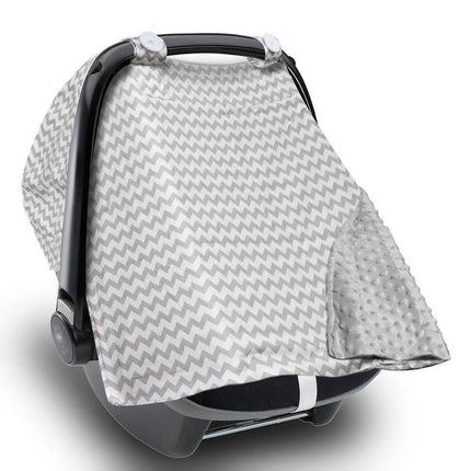 2-in-1 Baby Blanket Car Seat Cover and Nursing Blanket
