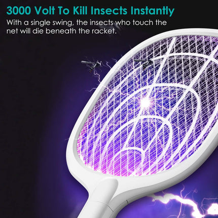 2-in-1 Electric Rechargeable Bug Zapper Insect Killer