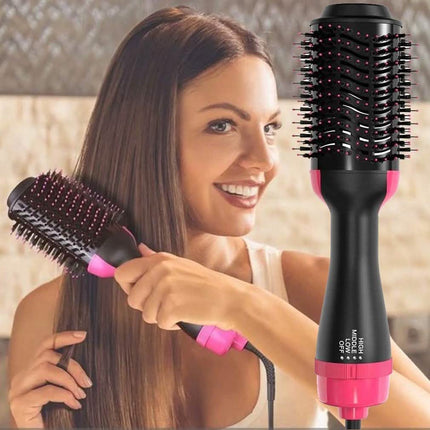 2-in-1 Hair Dryer Volumizer Hot Hair Brush Roller Comb