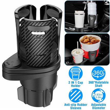 2-in-1 Universal Car Cup Mount Holder