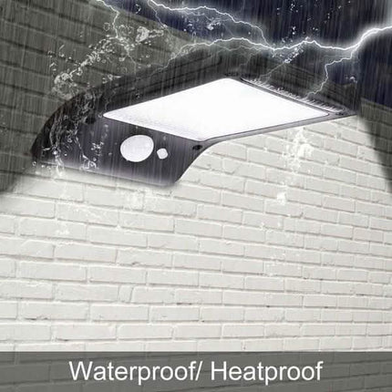 2-Pack: 36 LED Solar Powered Motion Sensor Wall Lamp
