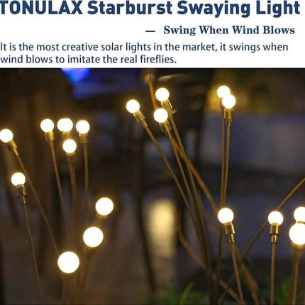 2-Pack: 12-LED Solar Garden Lights