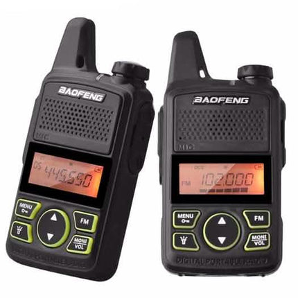 2-Pack: Baofeng T1 Walkie Talkie