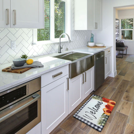 2-Pack: Bibb Home Anti Fatigue Foam Kitchen Mats