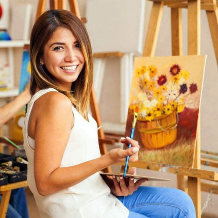2-Pack: BOSOBO 10 Sizes Paint Brushes Set
