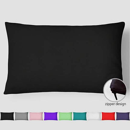 2-Pack: Breathable Lightweight Microfiber Standard Pillow Covers