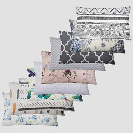 2-Pack: Breathable Lightweight Microfiber Standard Pillow Covers