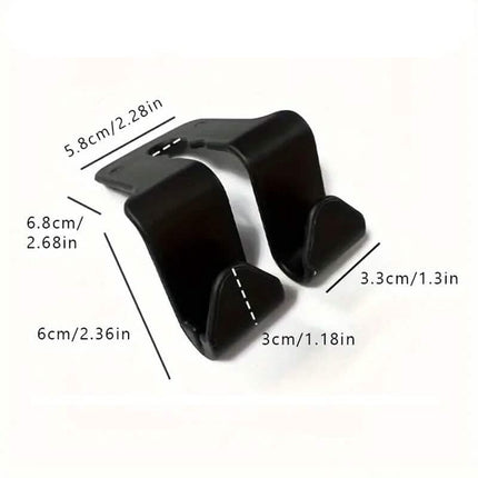 2-Pack: Car Seat Back Multi-Function Hook